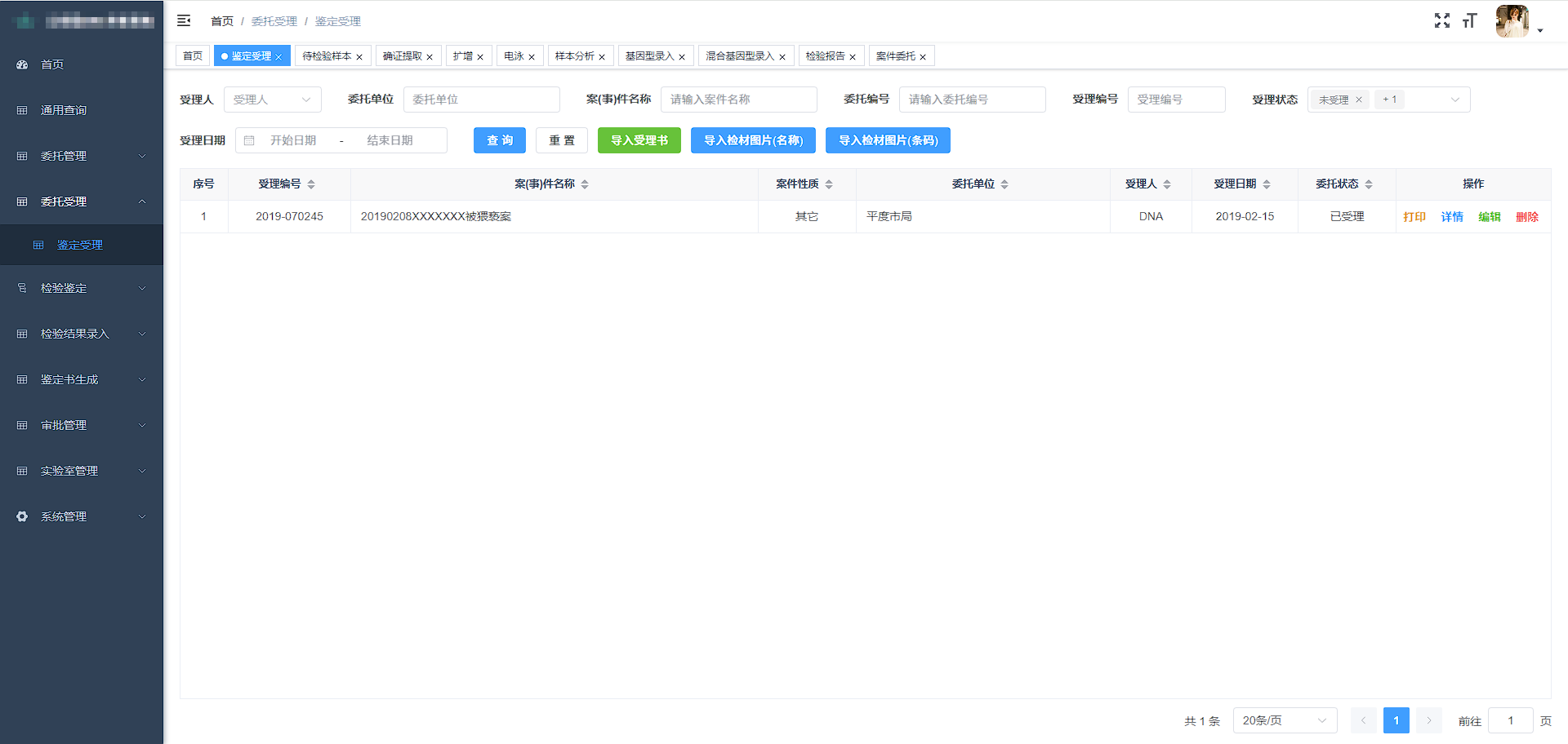 后台管理系统-仪表盘